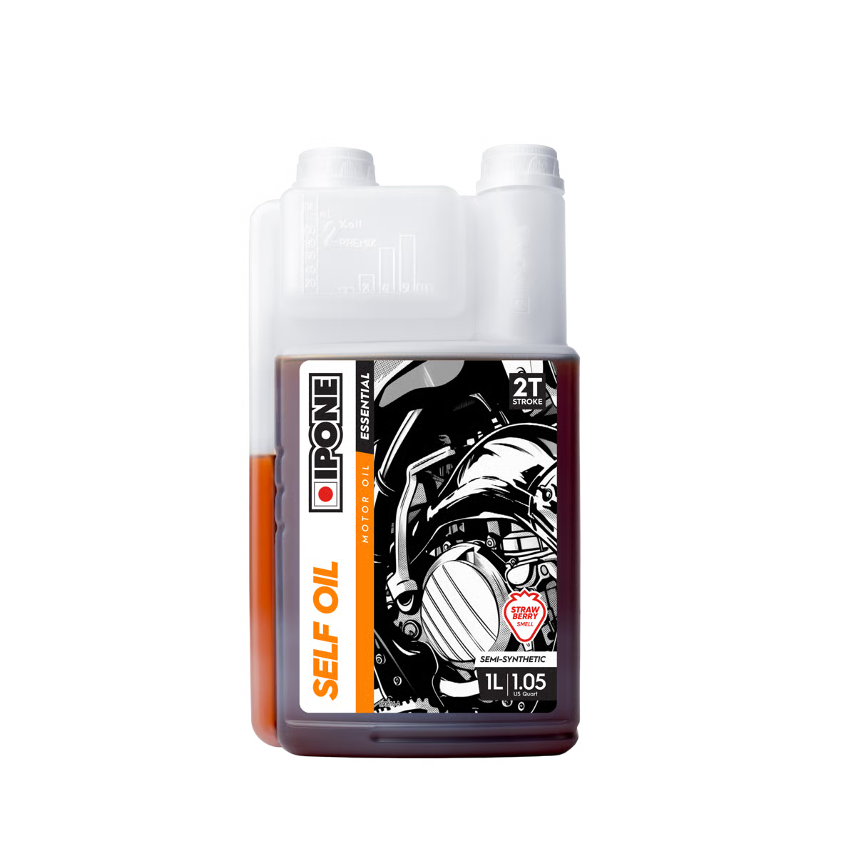 Huile moteur 2t ipone self oil fraise 1l