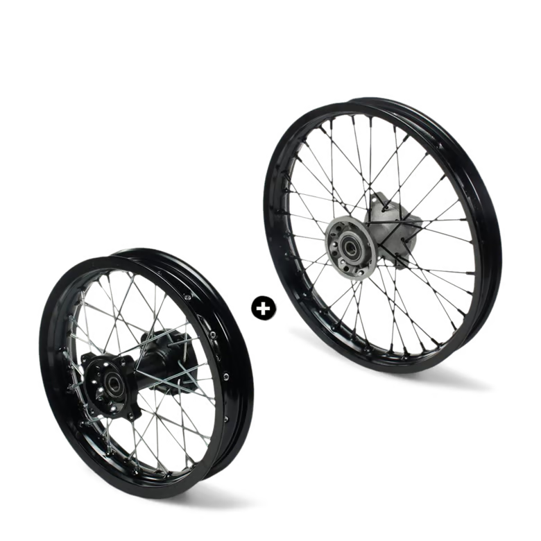 Pack de jante aluminium 12"/14" - 15mm