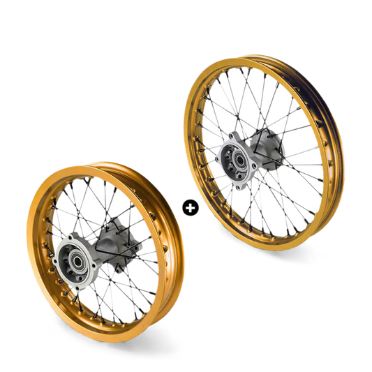 Pack de jante aluminium 12"/14" - 15mm