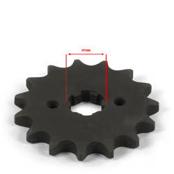 Pignon sortie de boite 428 - ø17mm 15 dents