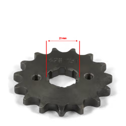 Pignon sortie de boite 428 - ø20mm 15 dents