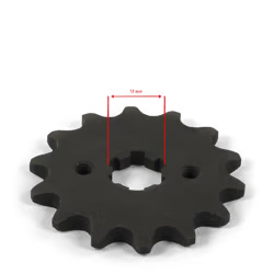 Pignon sortie de boite 420 - ø17mm 14 dents