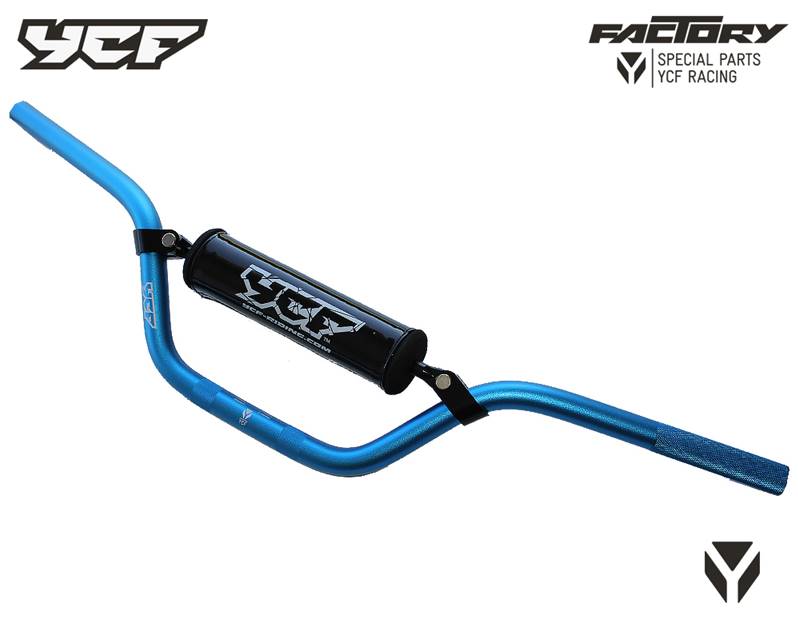 GUIDON YCF ALUMINIUM BAS - (LARGEUR: 740mm / DIAMETRE:22mm)