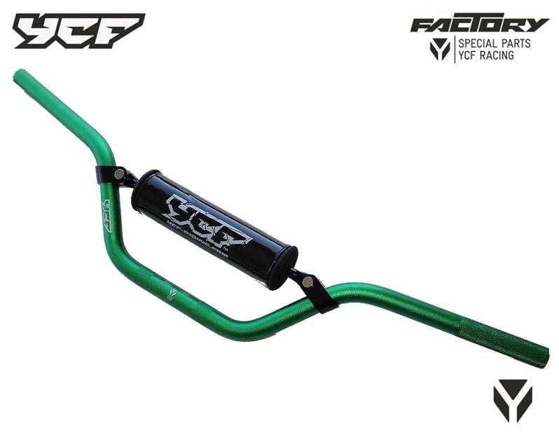 GUIDON YCF ALUMINIUM BAS - (LARGEUR: 740mm / DIAMETRE:22mm)