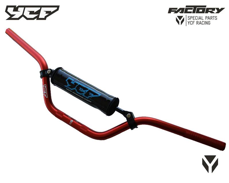 GUIDON YCF ALUMINIUM BAS - (LARGEUR: 740mm / DIAMETRE:22mm)