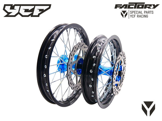 KIT ROUE ALUMINIUM 12/14'' MOYEU CNC