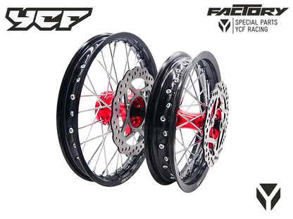 KIT ROUE ALUMINIUM 12/14'' MOYEU CNC