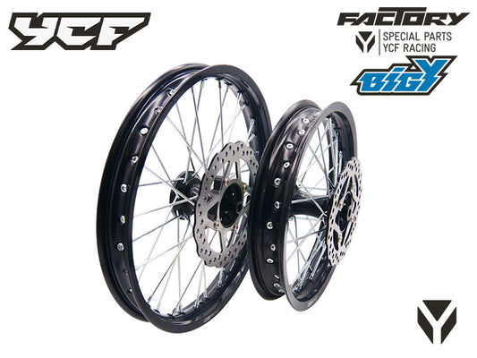 KIT ROUE ALUMINIUM 14/17'' MOYEU CNC