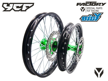 KIT ROUE ALUMINIUM 14/17'' MOYEU CNC