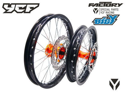 KIT ROUE ALUMINIUM 14/17'' MOYEU CNC