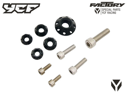 KIT VIS (2xM5 2xM6 1xM8) RONDELLES CNC PLASTIQUES