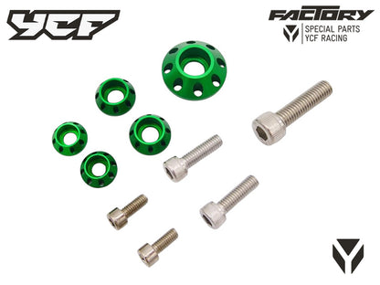 KIT VIS (2xM5 2xM6 1xM8) RONDELLES CNC PLASTIQUES