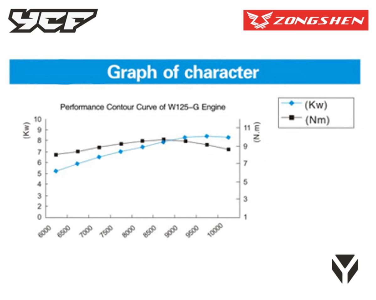 MOTEUR ZONGSHEN FIDDY 125 BOITE COURTE