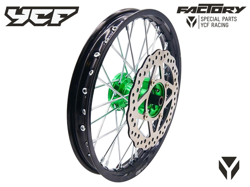 ROUE AVANT ALU 1.4x14 - MOYEU CNC 2018