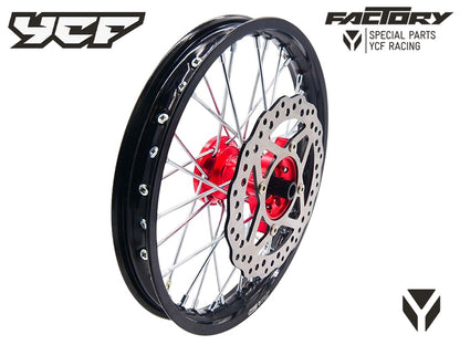 ROUE AVANT ALU 1.4x14 - MOYEU CNC 2018