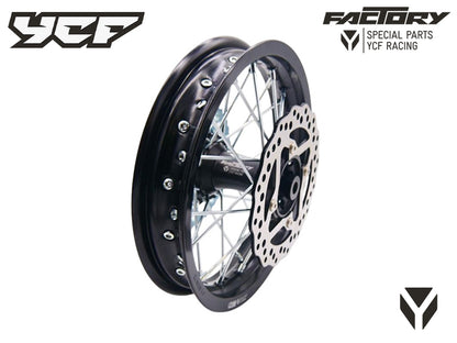 ROUE ARRIERE ALU 1.85x12 - MOYEU CNC