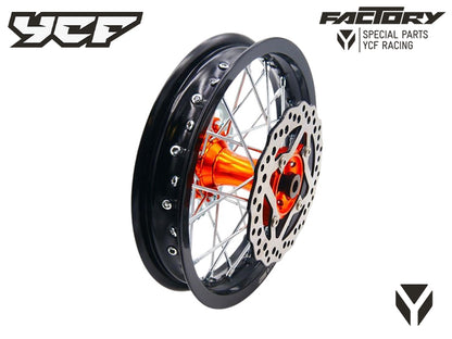 ROUE ARRIERE ALU 1.85x12 - MOYEU CNC