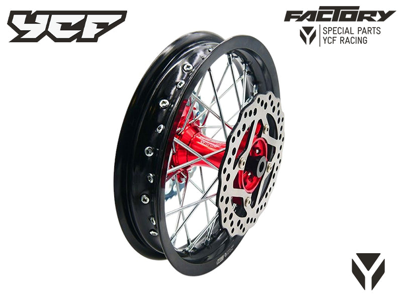 ROUE ARRIERE ALU 1.85x12 - MOYEU CNC