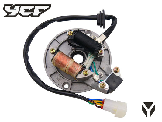 STATOR D'ALLUMAGE YX avec bobine lumières (connecteur étanche