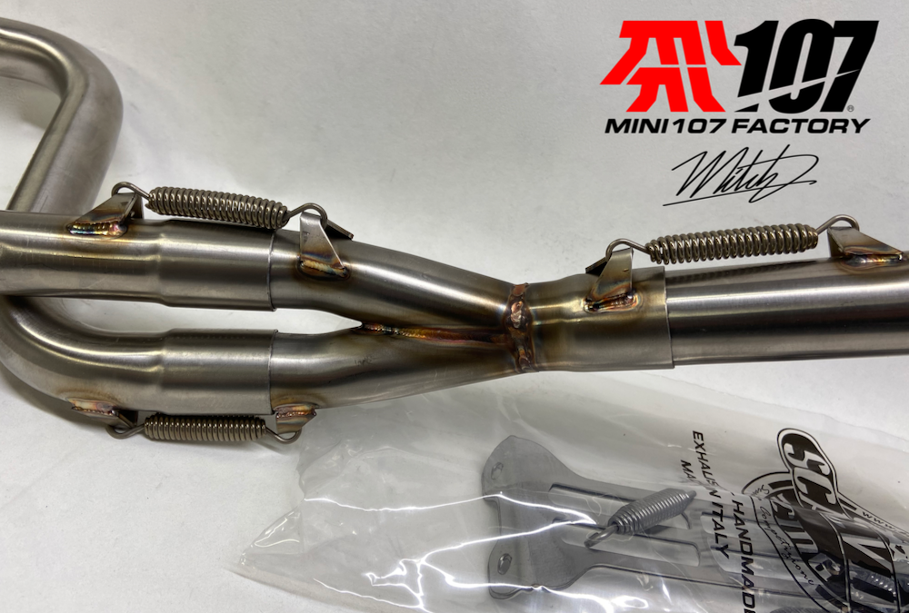 Echappement TWIN Scalvini by mini107 YCF BIGY