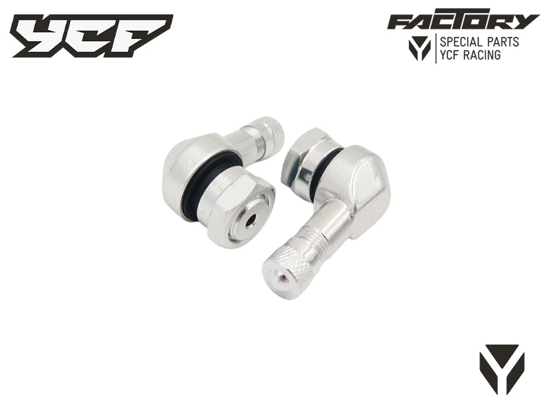 VALVES 90 DEGRES ALUMINIUM (X2)