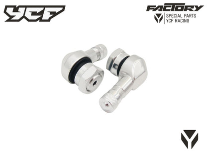 VALVES 90 DEGRES ALUMINIUM (X2)