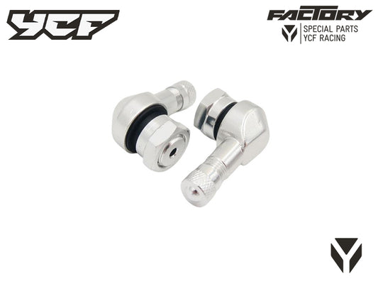 VALVES 90 DEGRES ALUMINIUM (X2)