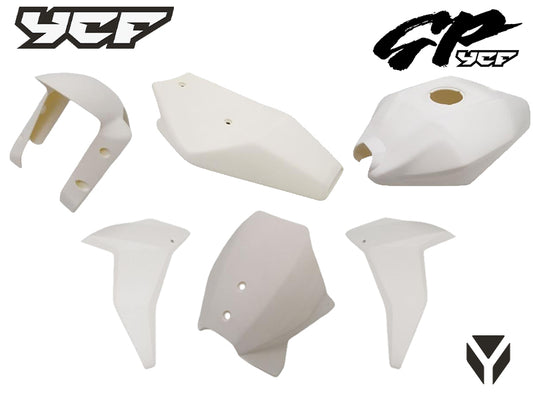 Kit plastique Mini GP blanc