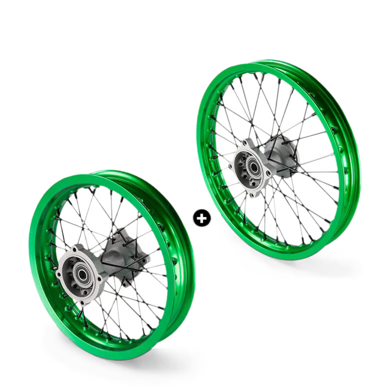 Pack de jante aluminium 12"/14" - 15mm