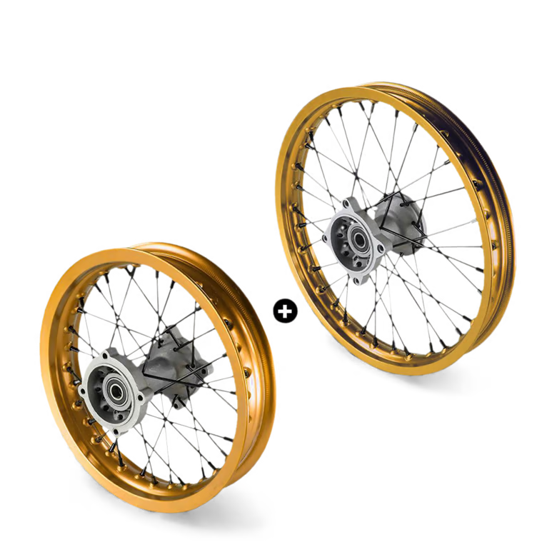 Pack de jante aluminium 12"/14" - 15mm