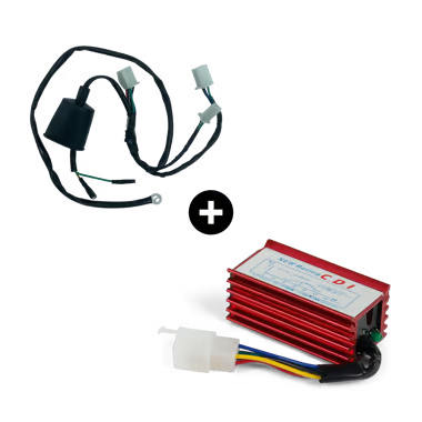 Cdi racing + faisceau électrique 1 broche Bleu