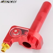 Poignée de gaz universelle type tirage rapide alu Gencod