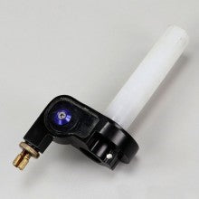 Poignée de gaz universelle type tirage rapide bleue