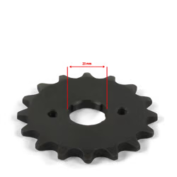 Pignon sortie de boite 420 - ø20mm 16 dents