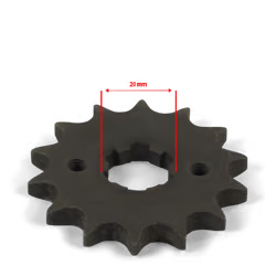 Pignon sortie de boite 428 - ø20mm 14 dents