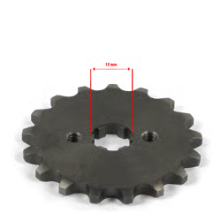 Pignon sortie de boite 420 - ø17mm 17 dents