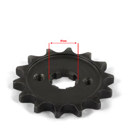 Pignon sortie de boite 428 - ø17mm 14 dents