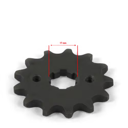 Pignon sortie de boite 420 - ø17mm 13 dents