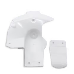 Garde-boue arrière inferieur + bavette rxf mini Blanc