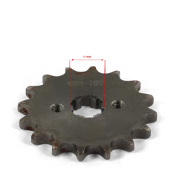 Pignon sortie de boite 428 - ø17mm 16 dents